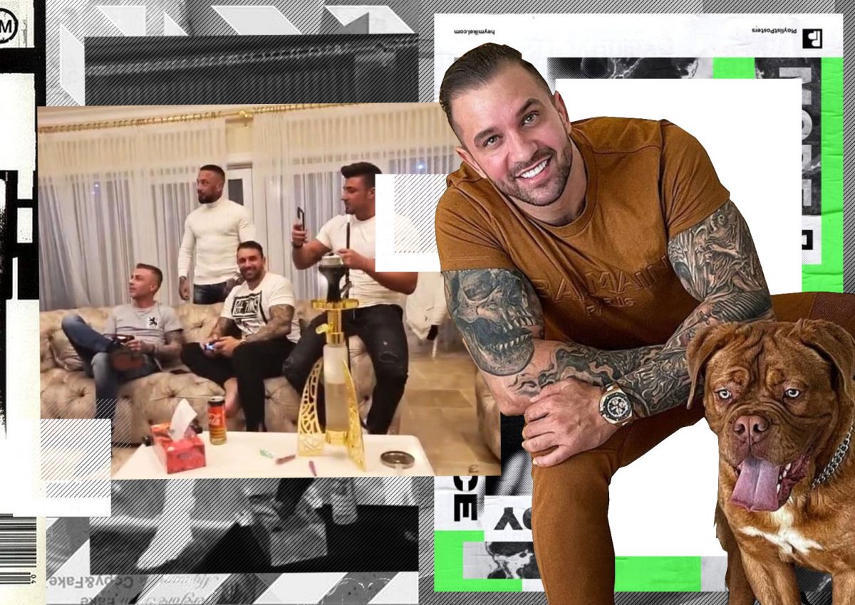Alex Bodi și-a strâns „brigada” acasă, la o narghilea, în așteptarea noului termen de judecată