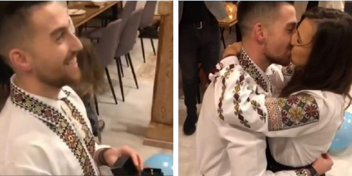 Andrei, fiul lui Anghel Iordănescu, și-a cerut iubita de soție chiar de Revelion