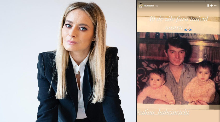 Laura Cosoi, omagii impresionante la pomana de 40 de zile a tatălui ei: “Mare dor… Te iubim, tăticule bun” | FOTO