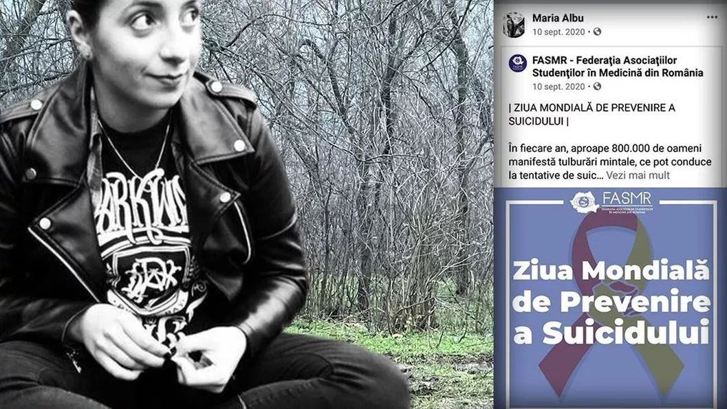 Cu aproape patru luni înainte să își pună capăt zilelor, Maria Albu a distribuit un mesaj copleșitor publicat cu ocazia Zilei Mondiale de Prevenire a Suicidului © Facebook