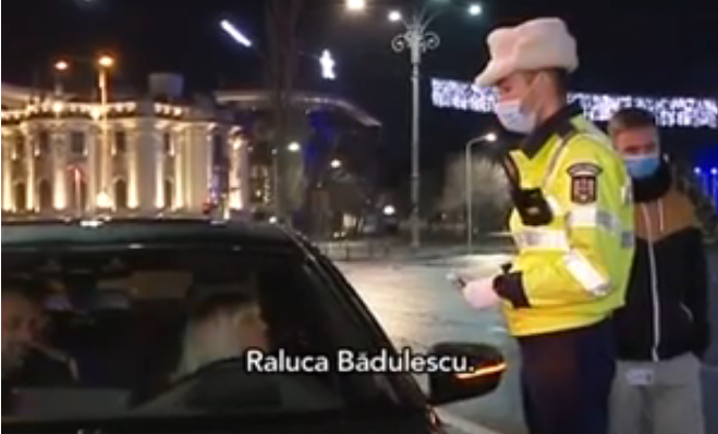 Raluca Bădulescu, prinsă de polițiștii de la Rutieră în neregulă chiar în noaptea de Revelion!