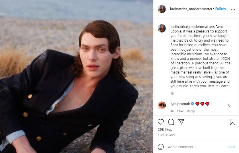 Ludovica Ludinatrice i-a adus un omagiu emoționant regretatei artiste Sophie Xeon © Instagram