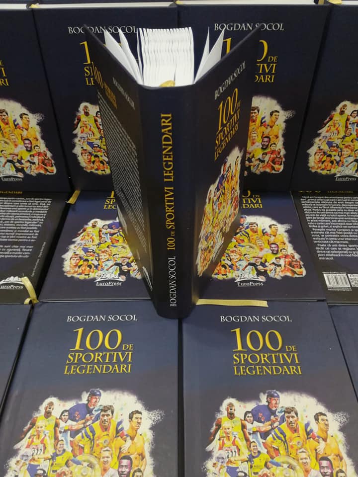 A apărut cartea „100 de sportivi legendari”, o adevărată enciclopedie a sportului