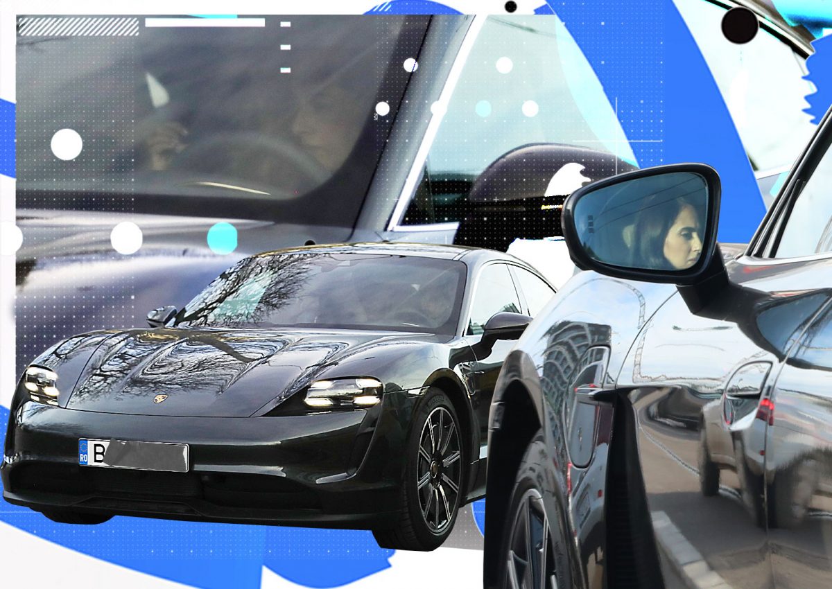 Celebra vloggeriță a apărut în oraș cu un super-elegant Porsche Taycan de 120.000 €. Avem imagini de ultimă oră cu soția cunoscutului dezvoltator imobiliar