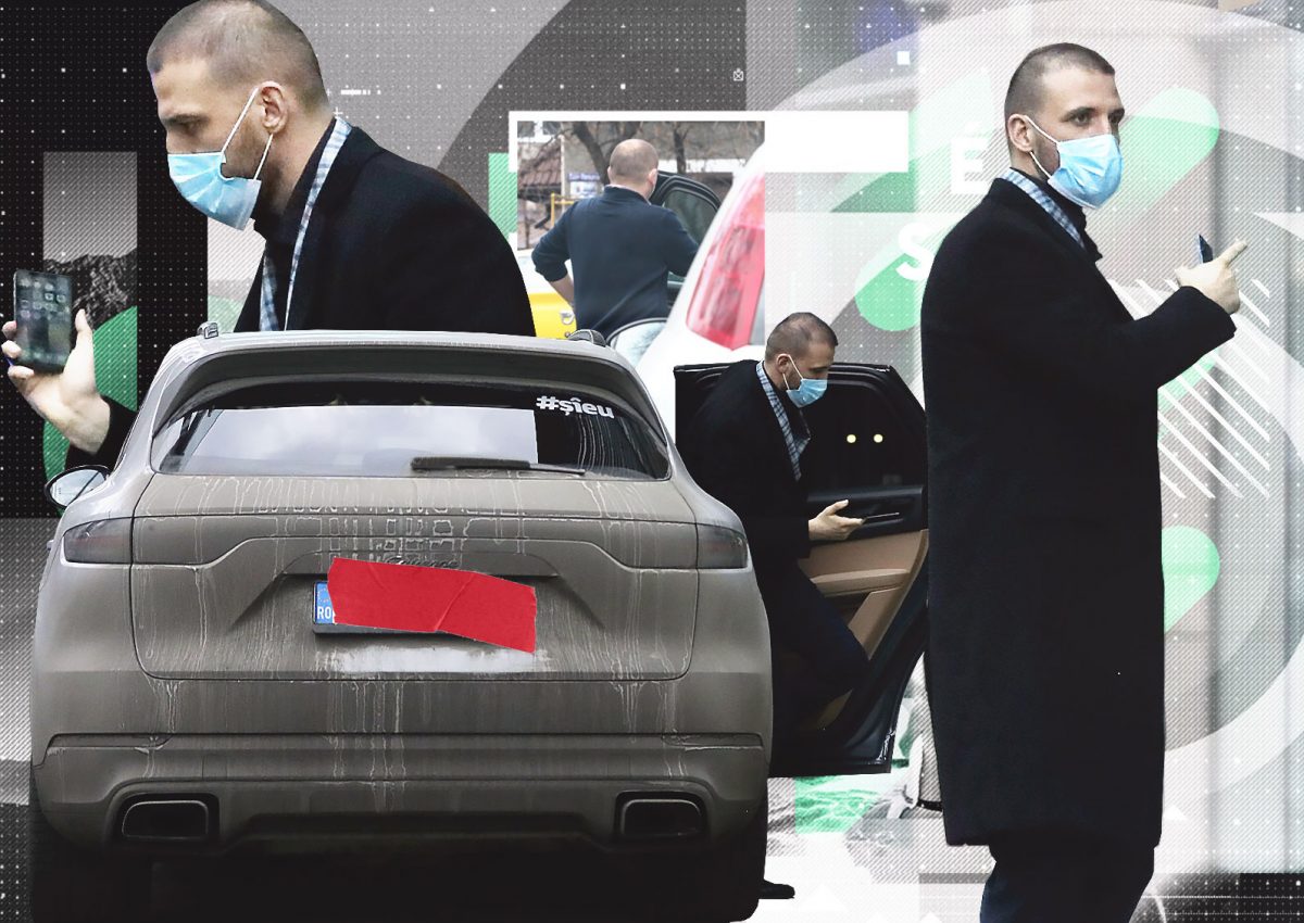 Primul “șef sub acoperire” din 2021 a apărut în centrul Capitalei la patru ace, cu un Porsche Cayenne de 100.000 €, cu șofer