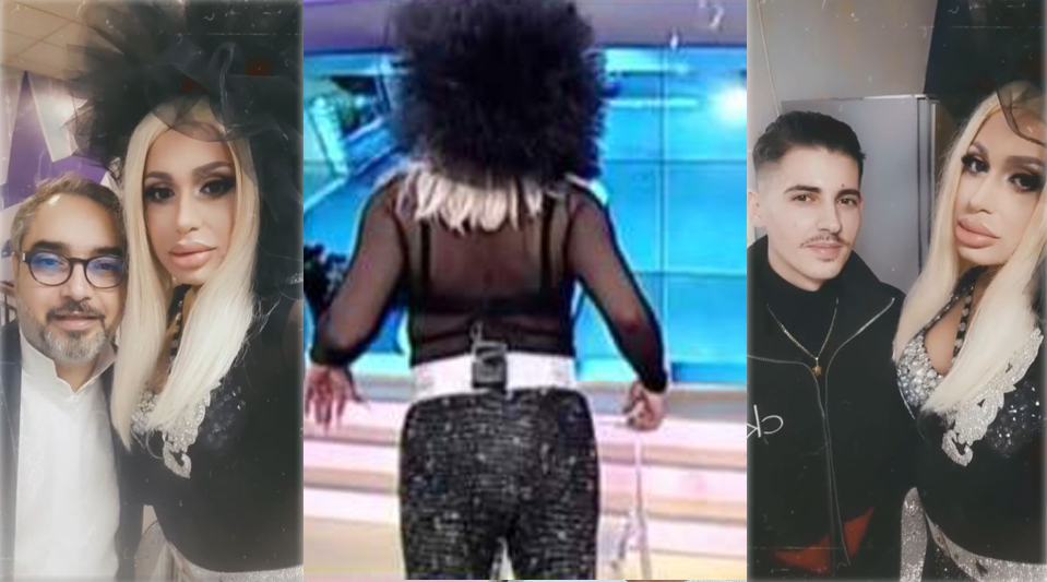 Acestea sunt primele imagini cu Sonia Ferrari după operația de implanturi fesiere © captură video Facebook & Antena Stars