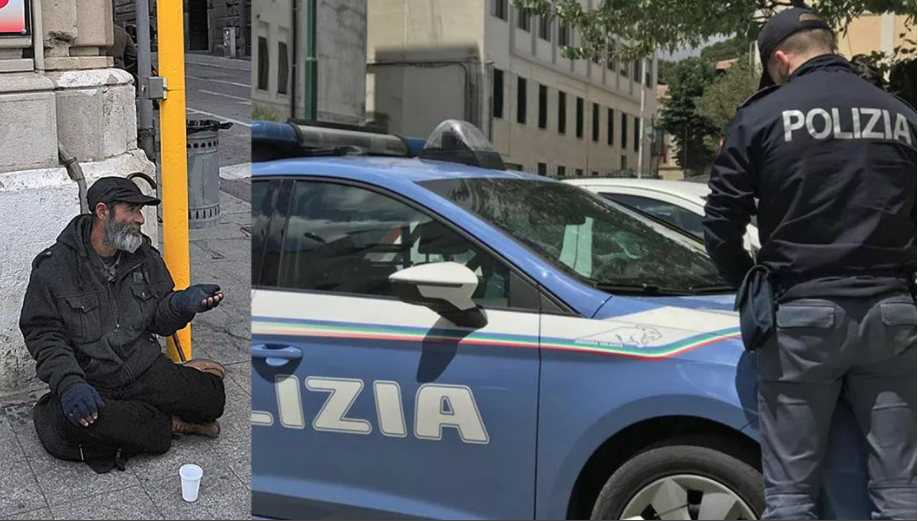 Ce a făcut un polițist italian când a descoperit că un cerșetor român furase de la el. Gestul a impresionat pe toată lumea