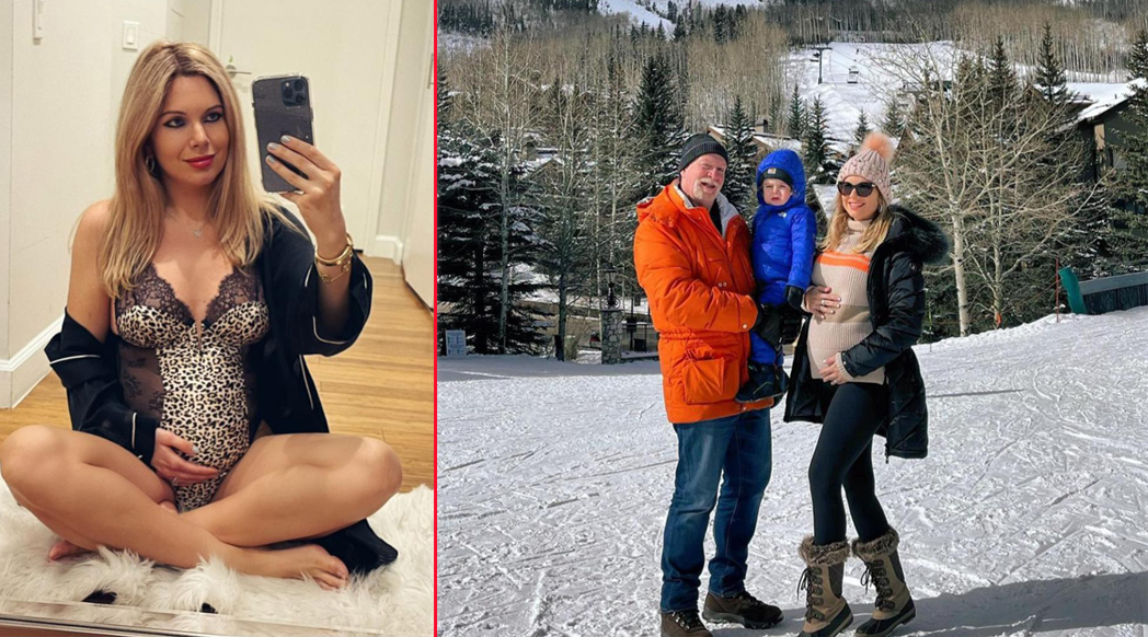 În 2019, timișoreanca a devenit mamămică pentru prima dată, iar peste câteva luni, ea îi va dărui lui Bradford Aaron Hill cel de-al doilea copil © Instagram