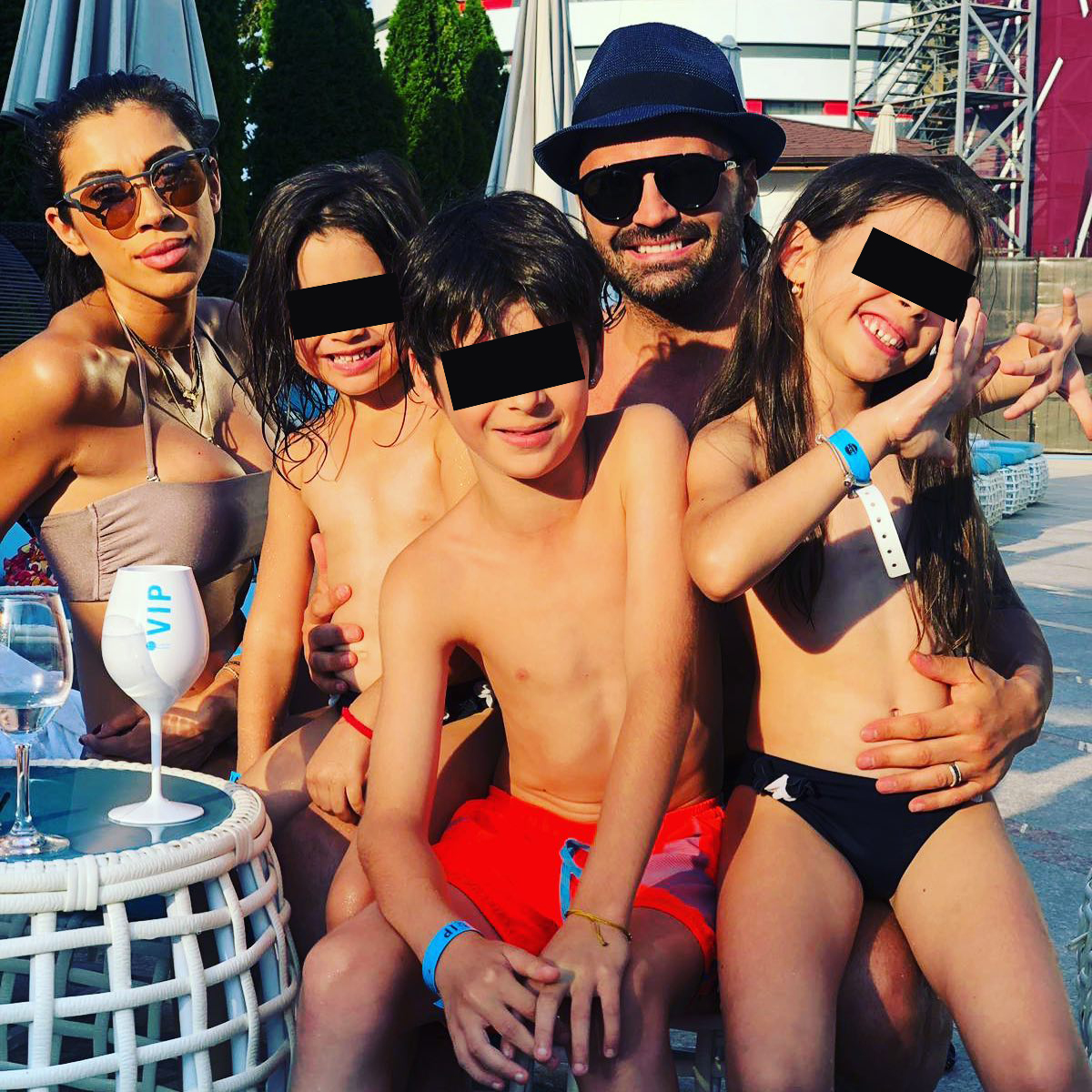 Raluca și Pepe au două fiice împreună: Rosa Alexandra, în vârstă de cinci ani și Maria, care este cu trei ani mai mare © Facebook