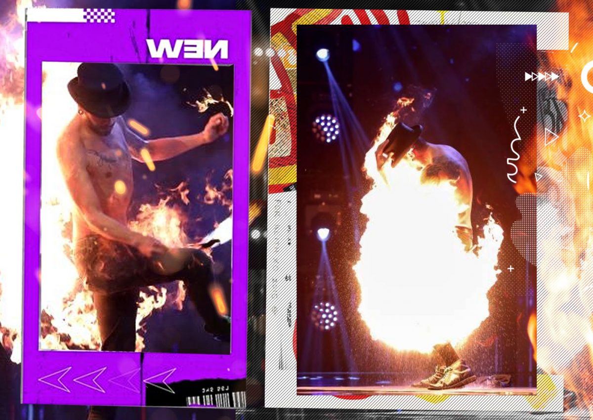 Imagine Stire Moment șocant pe scena de la Românii au Talent. Un concurent, la un pas să ia foc în direct | 2review.ro