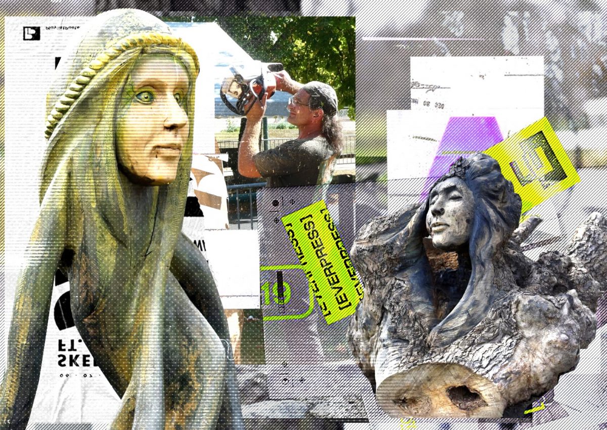 Imagine Stire El e sculptorul cu drujba care face artă din arborii putreziți | 2review.ro