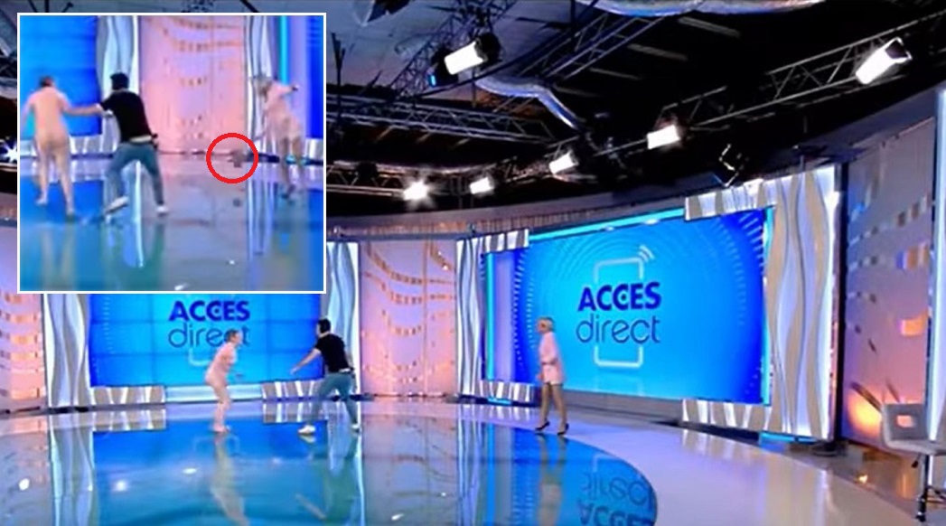 Imagine Stire Atacatoarea Mirelei Vaida, recalcitrantă și după agresiunea înfiorătoare de la “Acces Direct”. Avem primele imagini după ce a fost imobilizată și urcată în ambulanță | 2review.ro