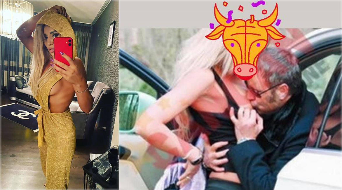 Bianca Rus l-a umilit într-un mesaj transmis public pe designerul Cătălin Botezatu. Gândurile sale au fost însoțite cu două poze rușinoase, realizate în timp ce el îi săruta sânii Biancăi Drăgușanu © Facebook & Cancan.ro