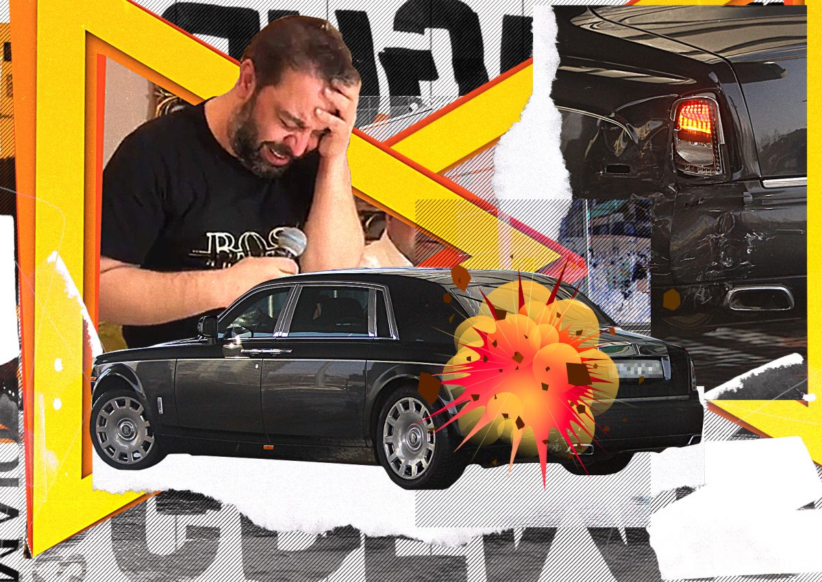 Imagine Stire Florin Salam i-a „dat daună” mașinii de 200.000 euro | 2review.ro