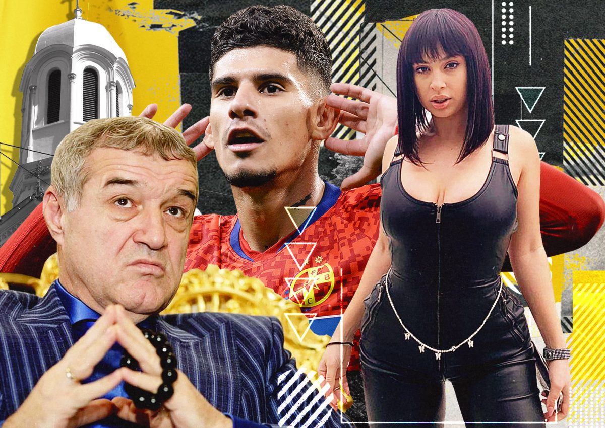 “Perla” lui Gigi Becali și-a scos „bomba sexy” la biserică