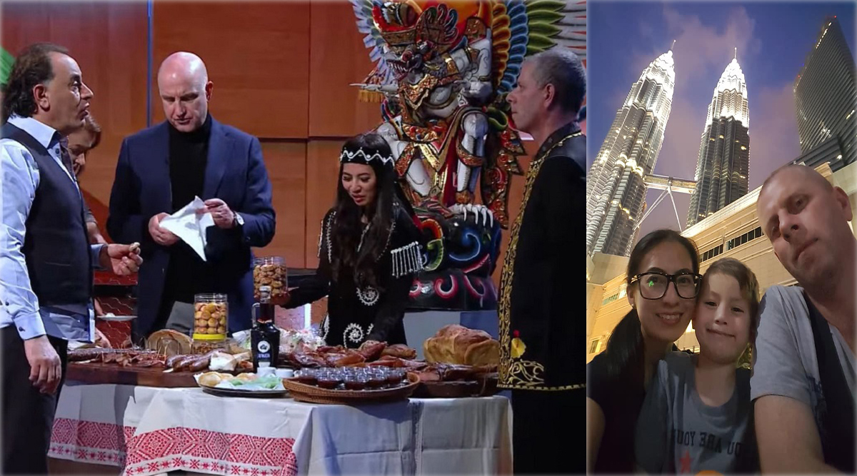 Kristina și Mihai Tivodar au cerut finanțare pentru o fermă de curcani, pe care să o deschidă în Indonezia © captură video Pro TV & Facebook