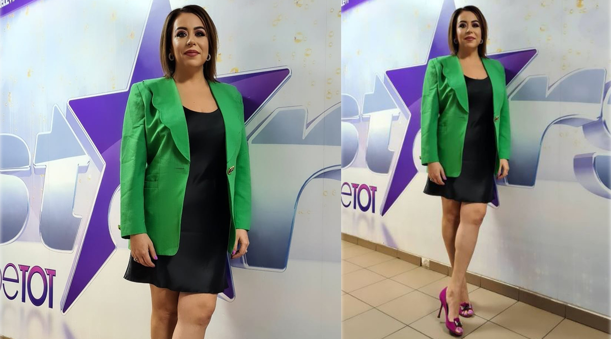 Imagine Stire Îmbrăcată într-o rochie scurtă și sexy, Oana Roman a făcut proba centimetrului în direct, la TV: “Oamenii sunt foarte ușor de manipulat” | 2review.ro