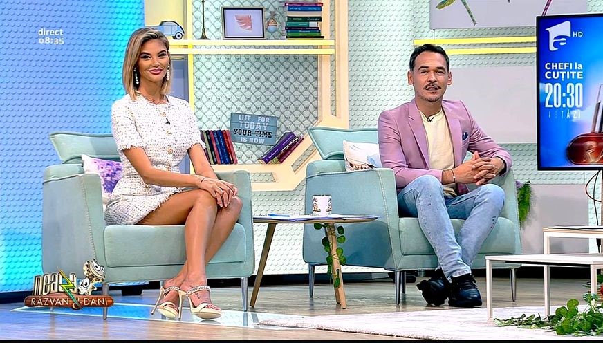 Ramona Olaru și Răzvan Simion. Sursă foto: Antena 1