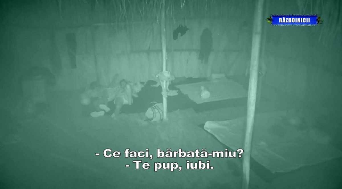 Imagine Stire Maria Chițu și Albert Oprea, filmați în ipostaze tandre la Survivor România: “Iubi, vino aici”. Gestul intim făcut de Războinic în miez de noapte | 2review.ro