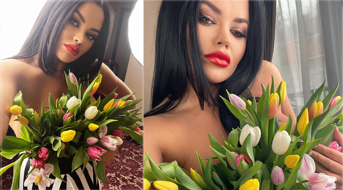 Imagine Stire Carmen de la Sălciua i-a înnebunit pe bărbați cu un selfie în care apare într-o pijama sexy | FOTO | 2review.ro