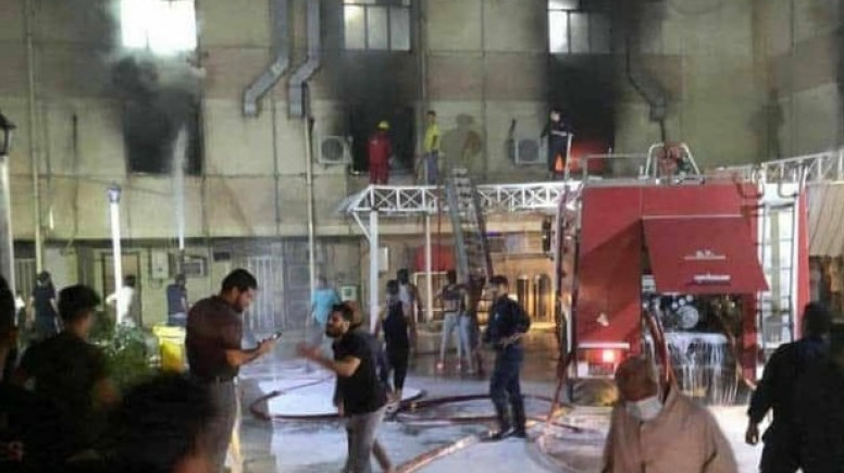 Imagine Stire Bilanțul deceselor și al răniților, după incendiul de la spitalul Covid din Bagdad | 2review.ro