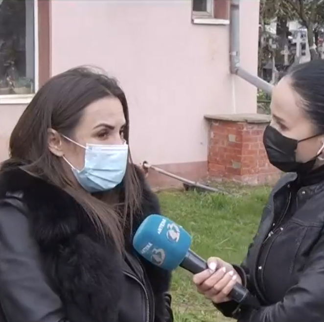 Mara Bănică, interviu înainte de înmormântarea lui Nelu Ploieșteanu © captură video Antena 3
