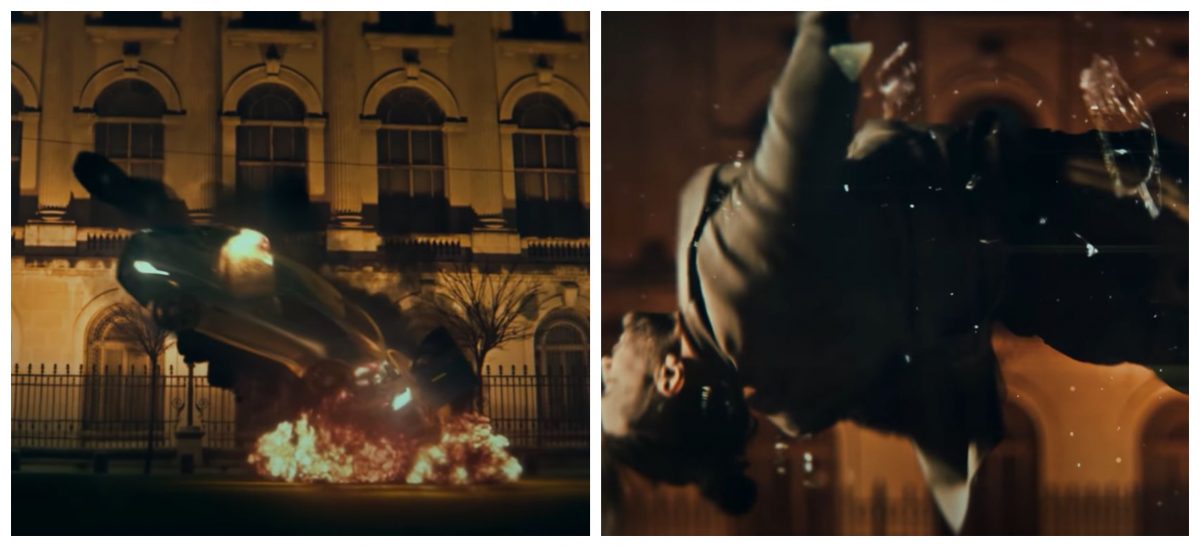Imagine Stire Imagini ireale. Smiley a zburat prin parbrizul bolidului său după o ciocnire cu mașina Poliției. FOTO&VIDEO | 2review.ro