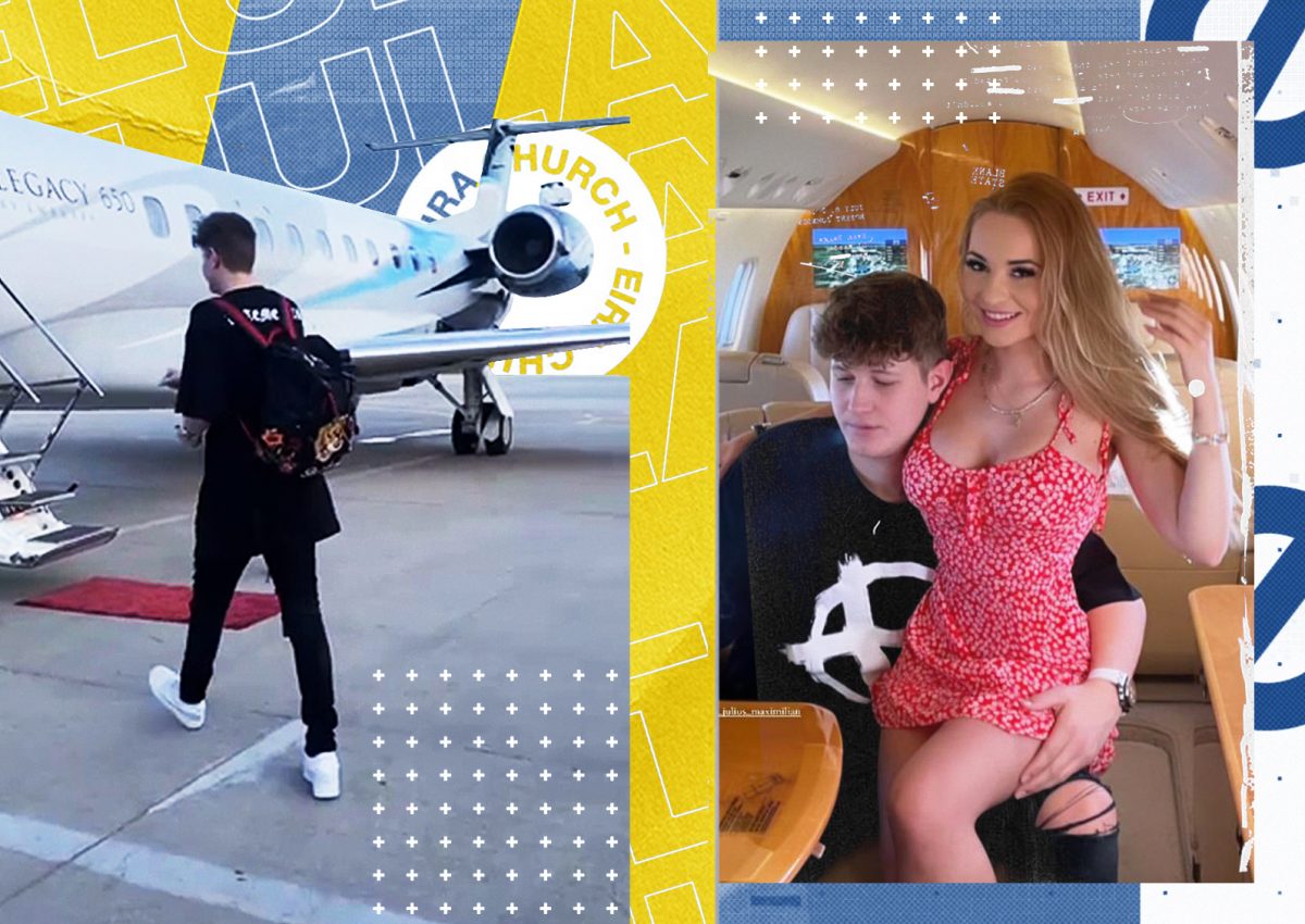 Imagine Stire Puștiul cu nota de 100.000 € din NUBA, party fin cu sexy-durdulia în avionul privat de 19 mil. € | 2review.ro