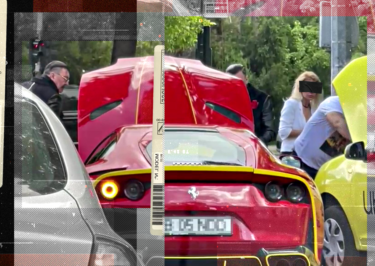 Imagine Stire Rafinatul domn Dan a rămas din nou în pană cu Ferrari-ul. Cine l-a „salvat” pe milionar de această dată | 2review.ro