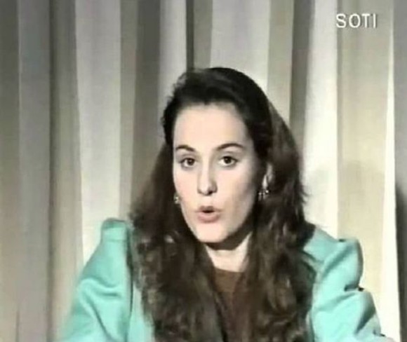 Andreea Esca, la prima ei apariție TV / Sursă foto: Arhivă