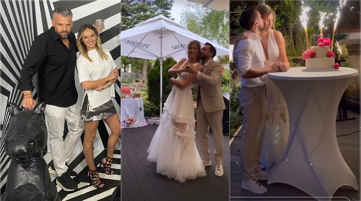 Imagine Stire Roxana Ionescu și Tinu Vidaicu sunt nașii Gabrielei Prisăcariu și ai lui Dani Oțil! Cum au fost dați de gol cei 4 buni prieteni | 2review.ro