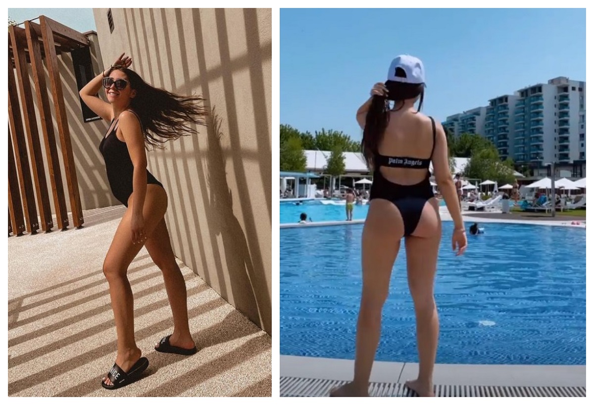 Imagine Stire Cât costă costumul de baie în care Nicole Cherry a făcut senzație pe Instagram. Însărcinată, artista a atras toate privirile! FOTO | 2review.ro