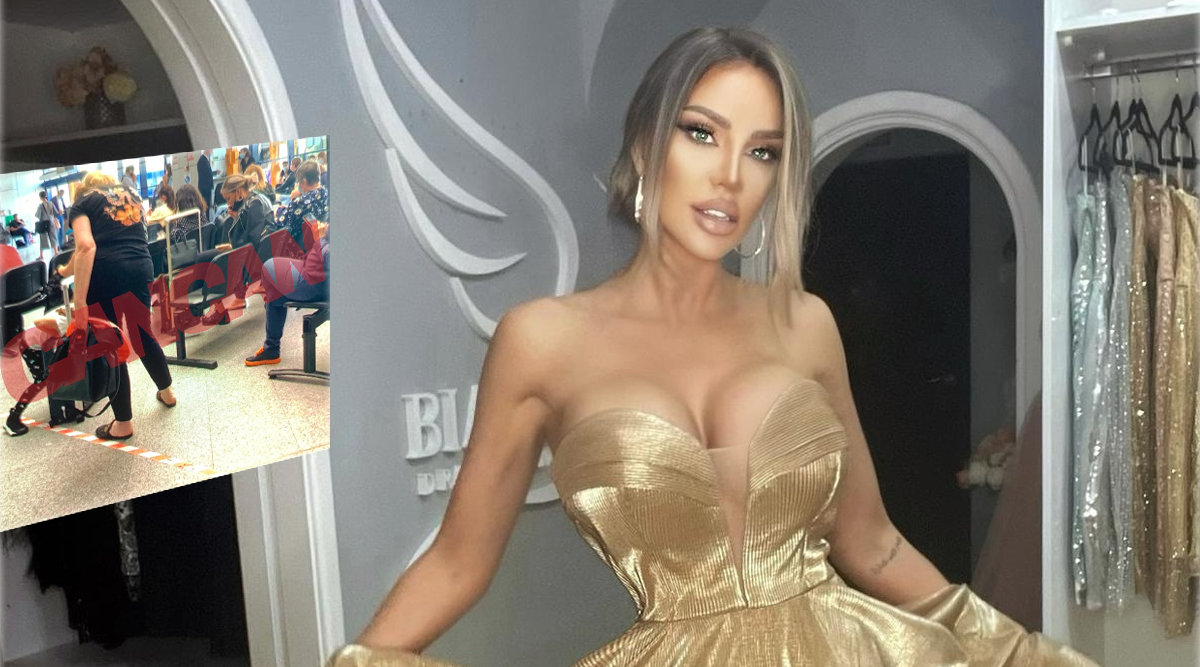 Imagine Stire Cu cine a fost surprinsă Bianca Drăgușanu în aeroportul din Cluj-Napoca, după ce a mers la o clinică de chirurgie estetică și plastică  | FOTO | 2review.ro