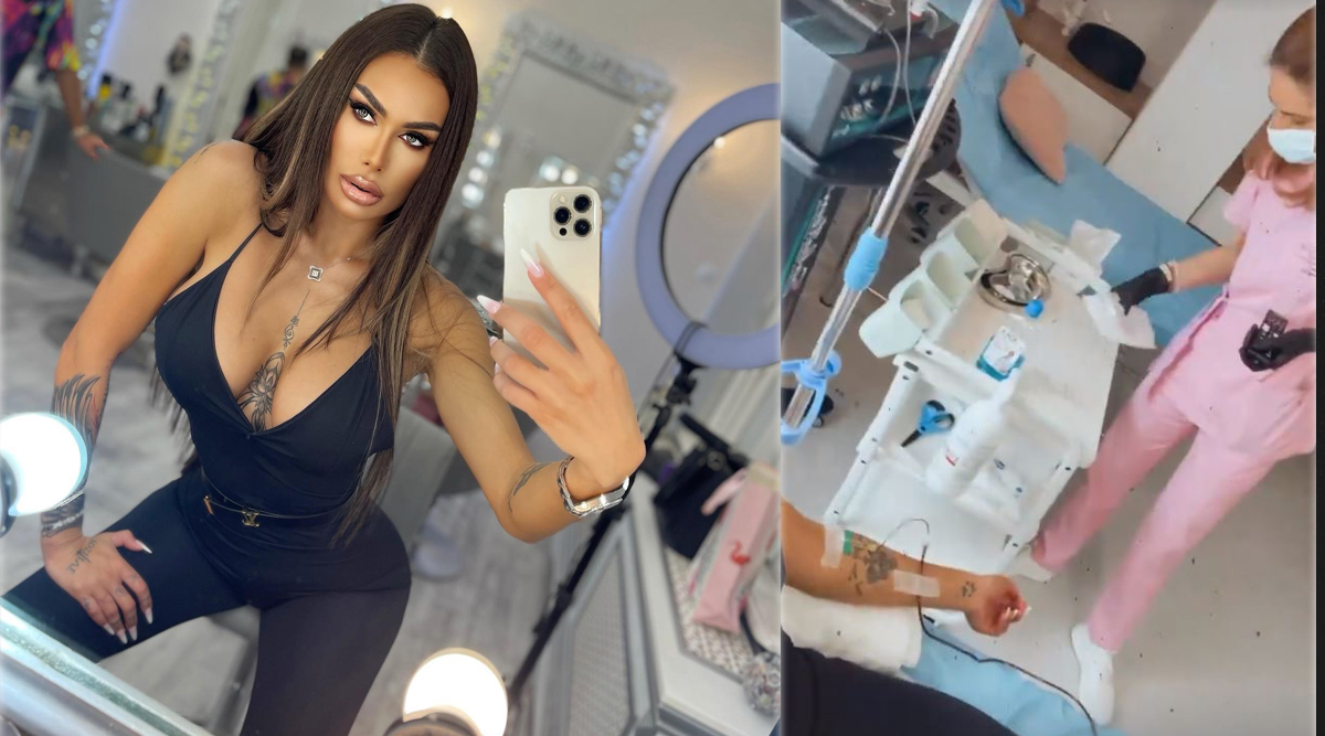 Imagine Stire Bianca Iordache s-a filmat cu branula în mâna dreaptă, în timp ce i se lua sânge. Ce a pățit iubita lui Alex Bodi | FOTO | 2review.ro