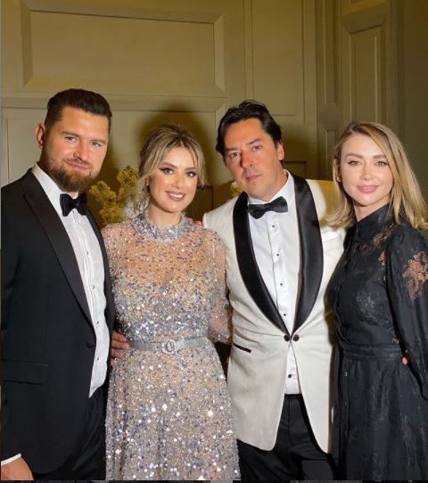 Denisa Tănase și Mircea Brânzei, printre invitații de la nunta Daianei Anghel și a lui Sorin Gonțea © Instagram