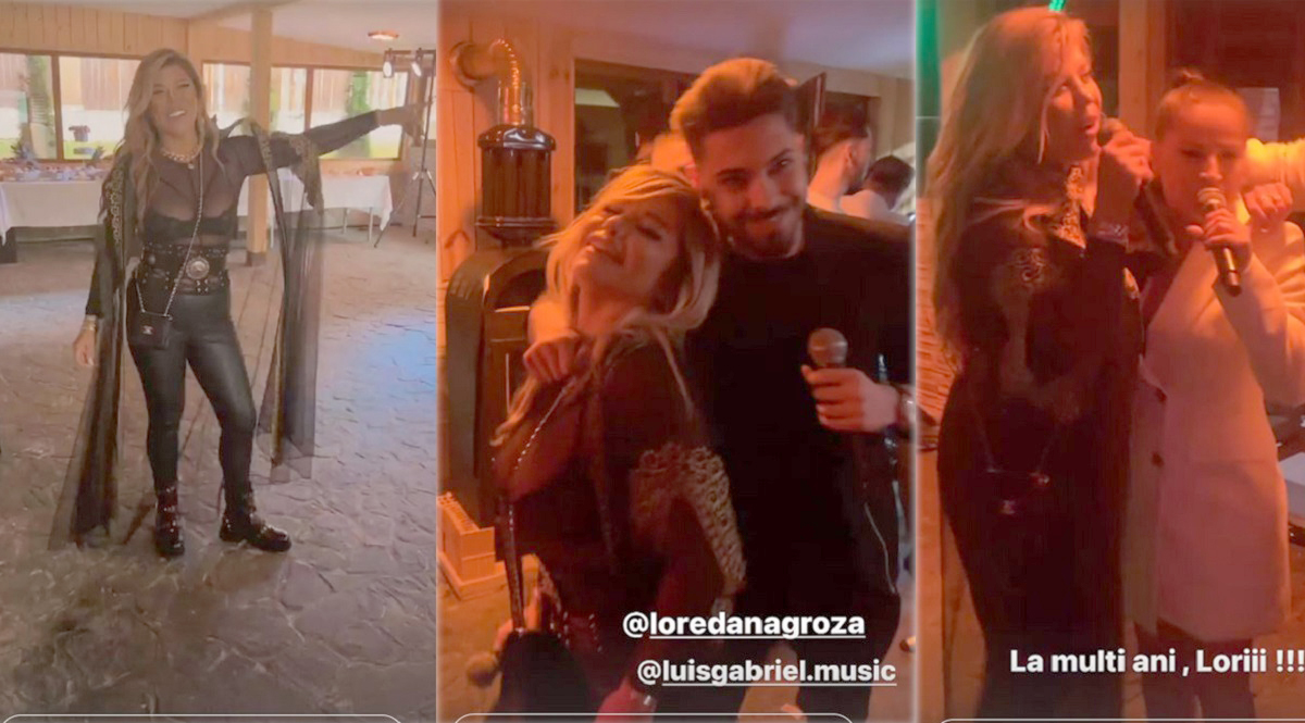 Loredana Groza, surprize după surprize de ziua ei! Sărbătorita a făcut duet cu Luis Gabriel și Prințesa de Aur la petrecerea de azi-noapte | FOTO & VIDEO