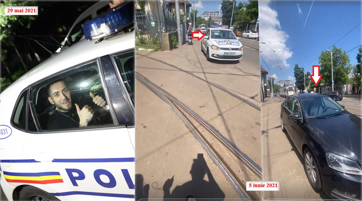 Imagine Stire Gesturile făcute de Fulgy față de un echipaj de poliție care a tras pe dreapta un șofer din Constanța |  FOTO | 2review.ro
