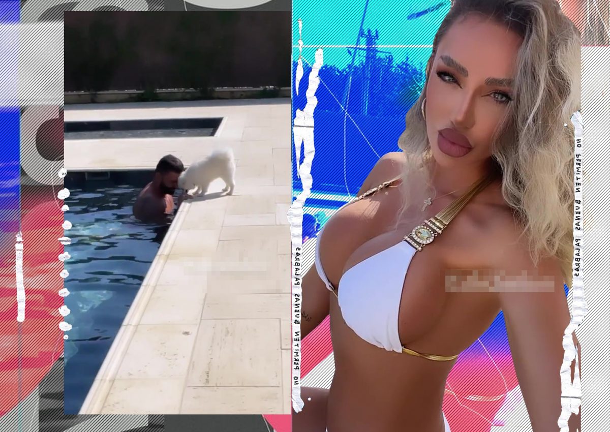 Imagine Stire Bianca Drăgușanu se distrează la piscină cu un bărbat misterios! | 2review.ro