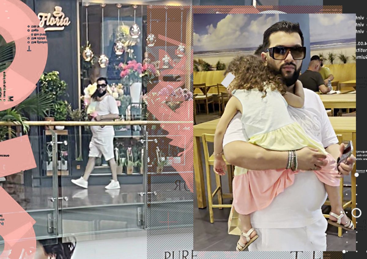 Imagine Stire Tzancă Uraganu e tătic model, mor femeile după el. Cum s-a plimbat prin mall, cu fetița adormită în brațe | 2review.ro