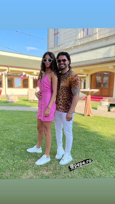 Yasmine Ody și Pepe, împreună la aniversarea de un an a mezinei lui Alexander Florescu © Instagram Stories