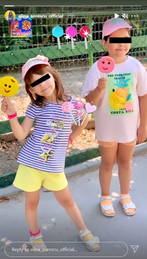 Copiii Alinei Sorescu și ai lui Alex Ciucu. Sursă: Instagram