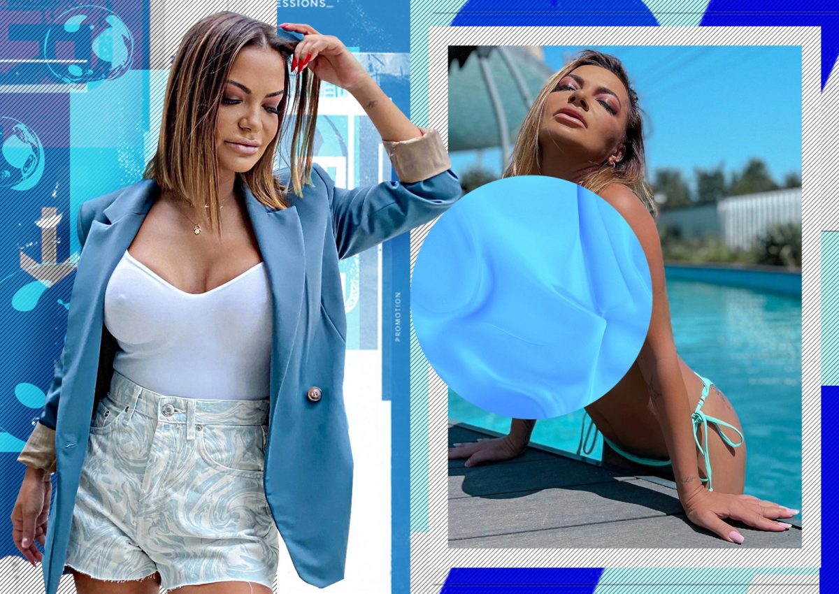 Imagine Stire Cum s-a prezentat Andreea Antonescu la un pool party. Din față WOW, iar din spate BAU | 2review.ro