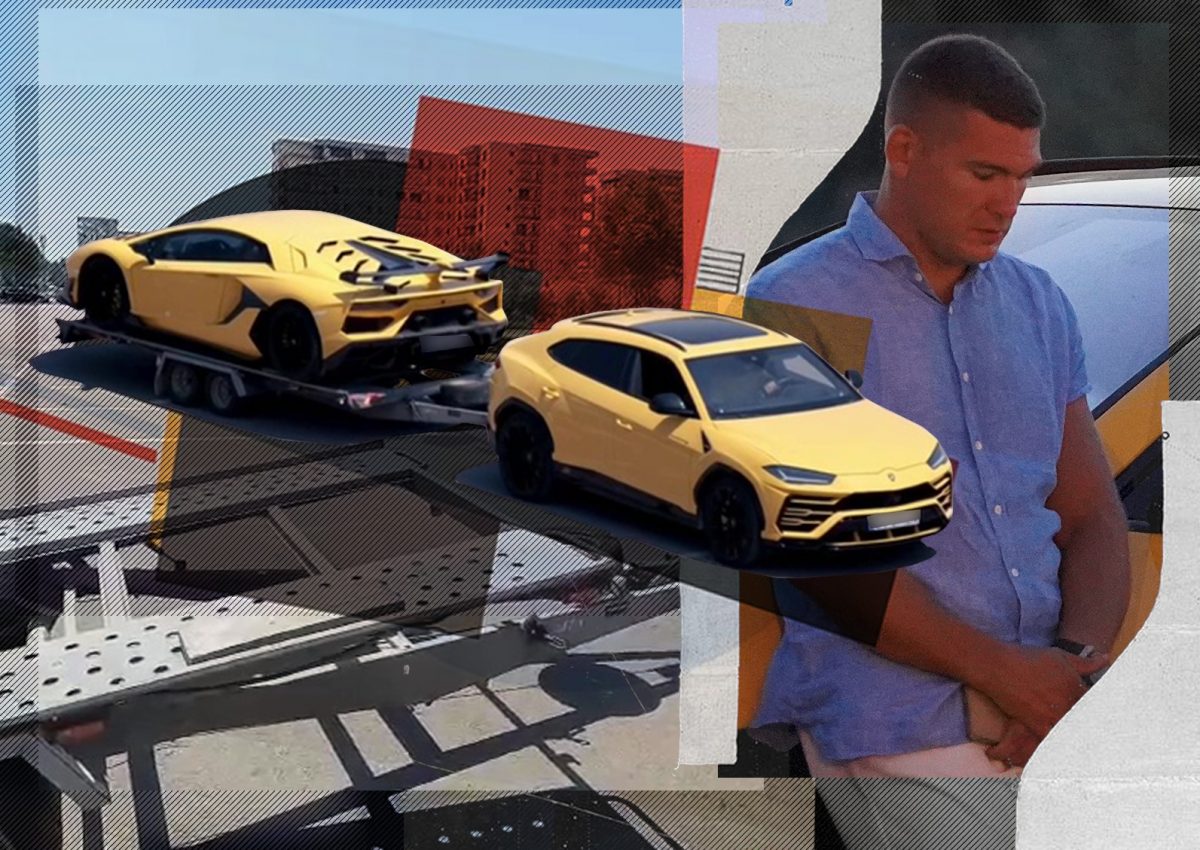 Imagine Stire Călin Donca a oferit imaginea anului, la Mamaia! Doar pe litoral poți vedea un Lamborghini care tractează… alt Lamborghini! | 2review.ro
