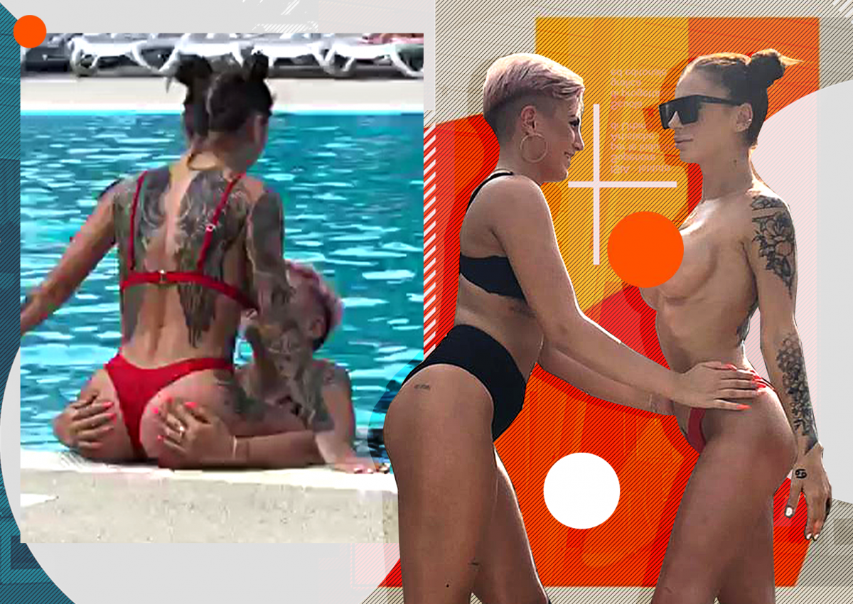 Imagine Stire Cristina Stan a activat codul roșu de erotism! În cușcă se vrea o fiară, dar la piscină e mai mult goală! | 2review.ro