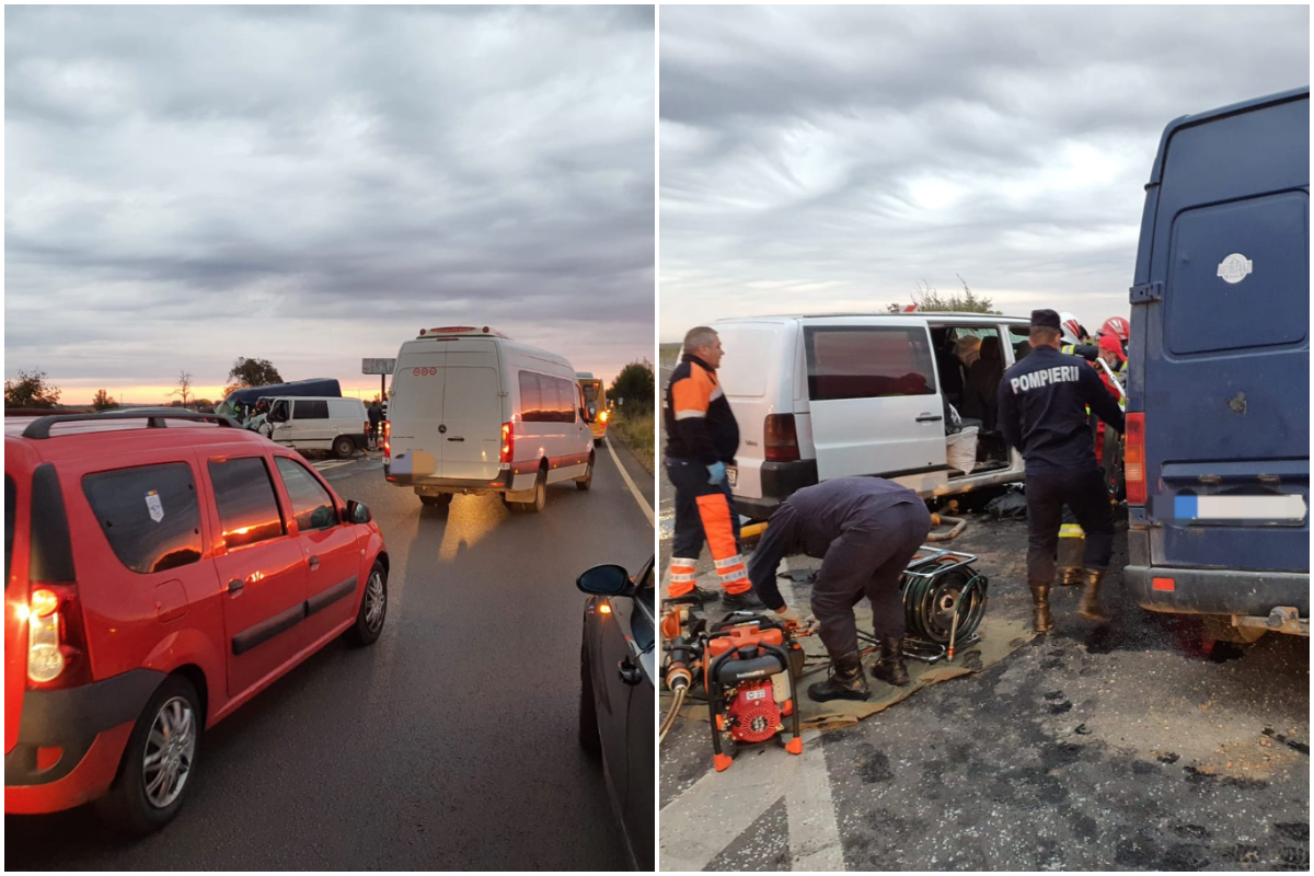 Accident grav în Ialomița. Patru persoane au decedat în urma impactului
