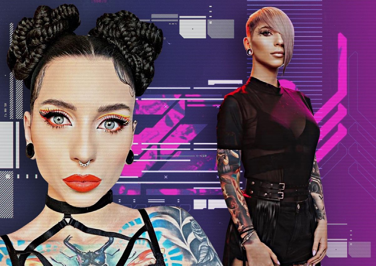 Imagine Stire Ea e cea mai nonconformistă asistentă! Cu ochi de felină și plină de tatuaje, Cătălina e o bombă sexy! | 2review.ro