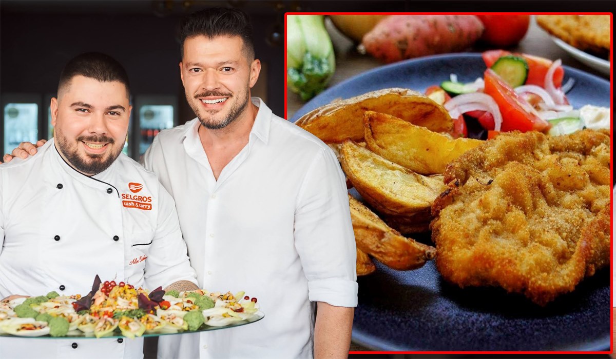 Imagine Stire Nu e o eroare! Câți lei costă un șnițel cu cartofi în restaurantul lui Victor Slav din București | 2review.ro