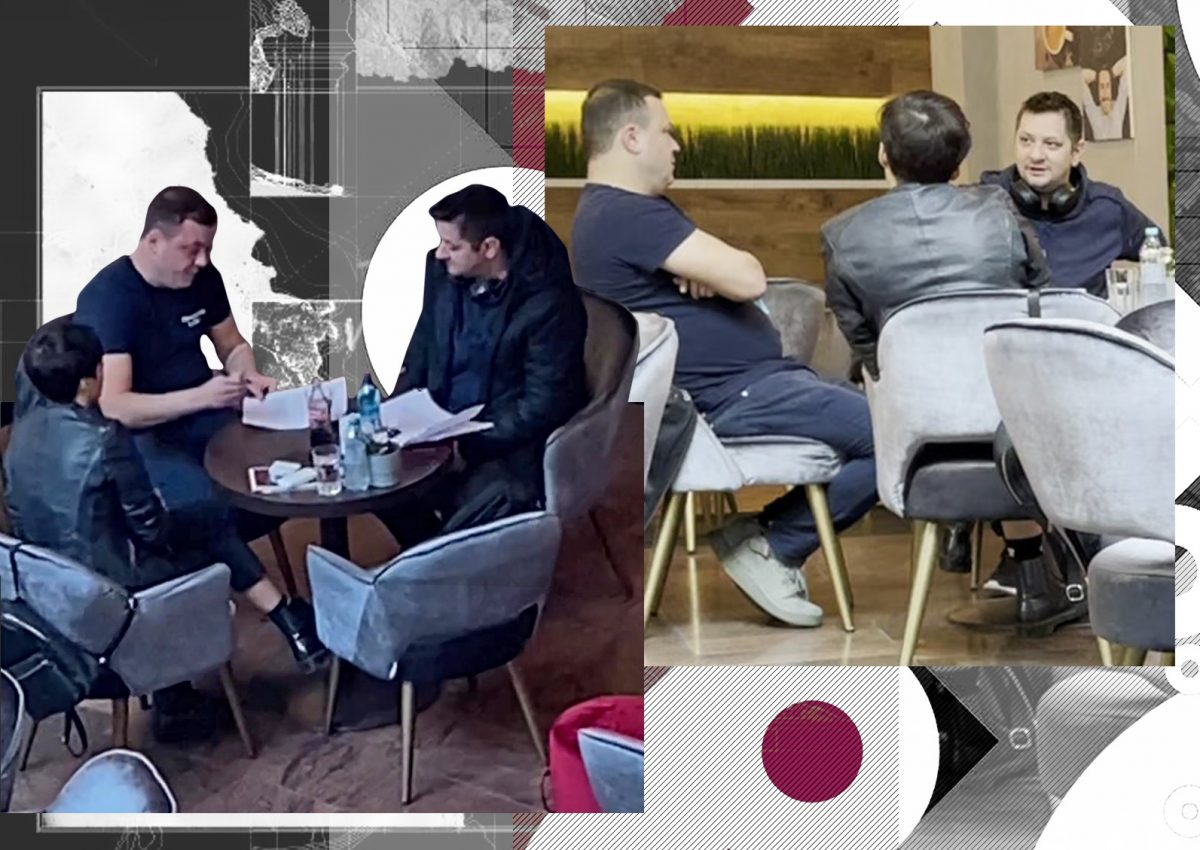 Imagine Stire Octavian Strunilă și Leonid Doni, întâlnire la o cafenea din mall. Robi polițistul și Manolo combinatorul, din Las Fierbinți, au bătut palma | 2review.ro