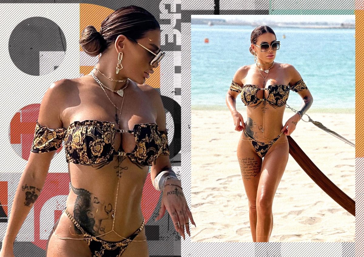 Imagine Stire Frigul din România nu e pe gustul Biancăi Iordache! Focoasa șatenă s-a „refugiat” în Dubai, unde face spectacol în costum de baie! | 2review.ro