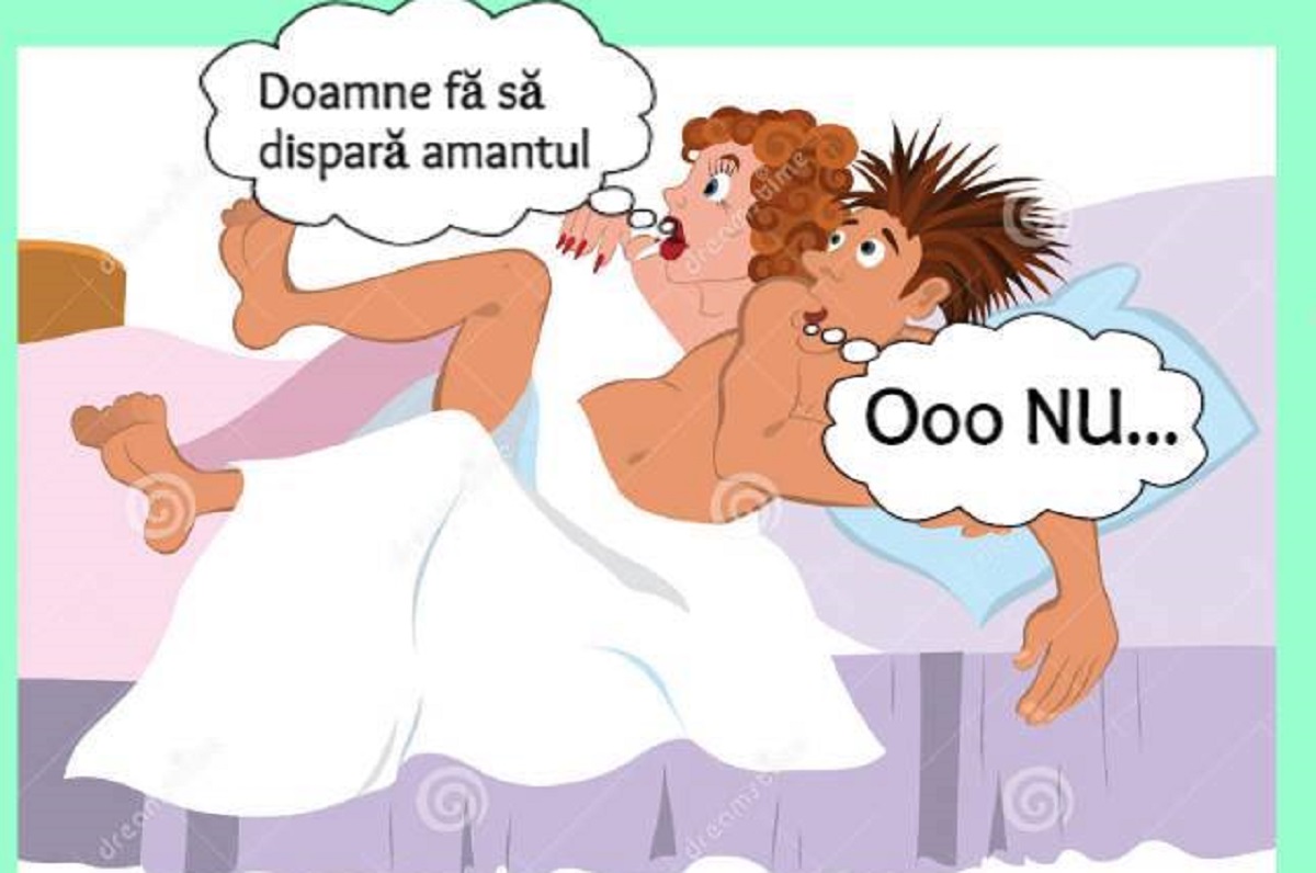 Imagine Stire BANC | Sună soneria. Soția disperată se roagă: „Doamne, fă să dispară amantul” | 2review.ro
